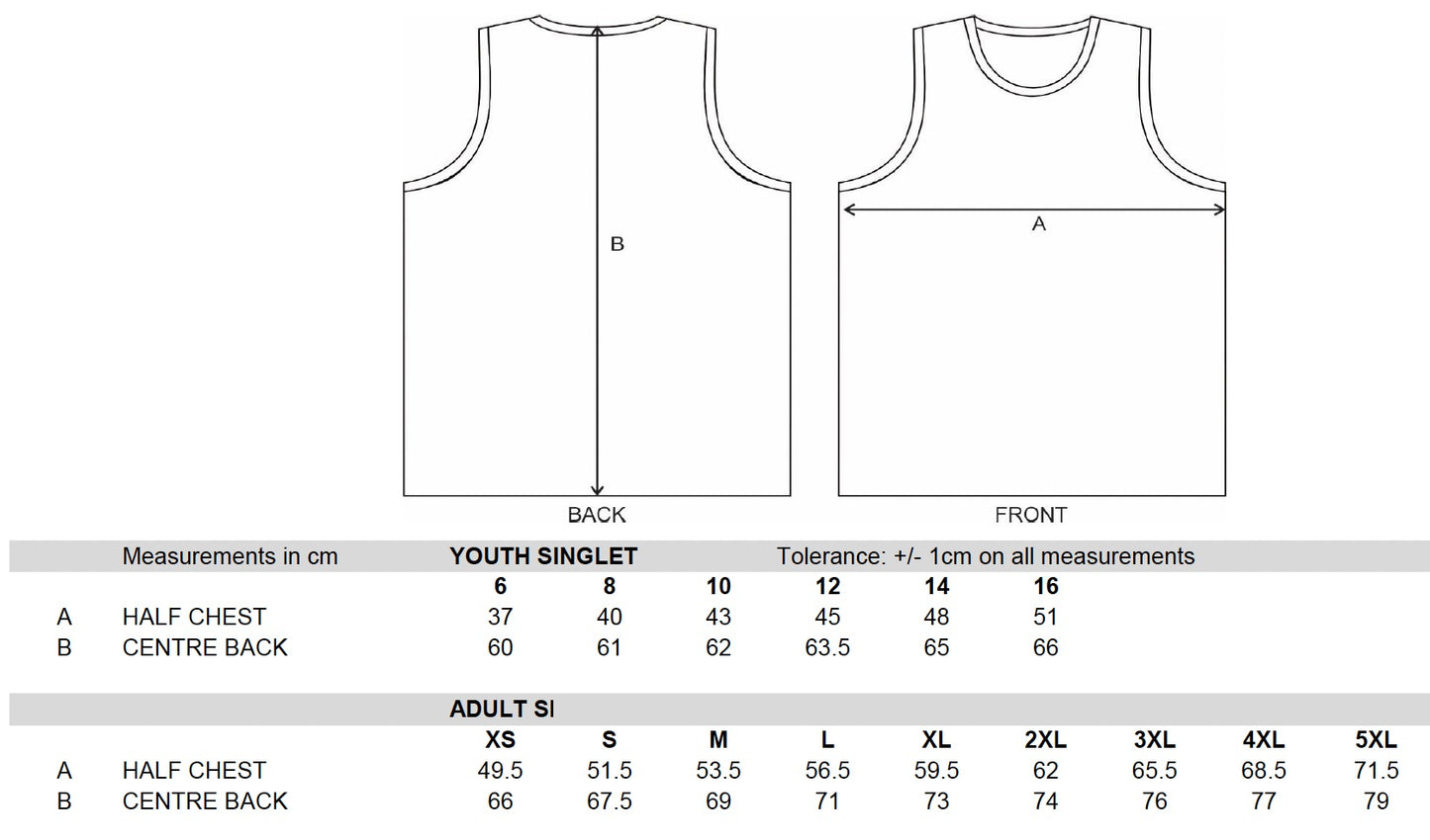Training Singlet - Unisex